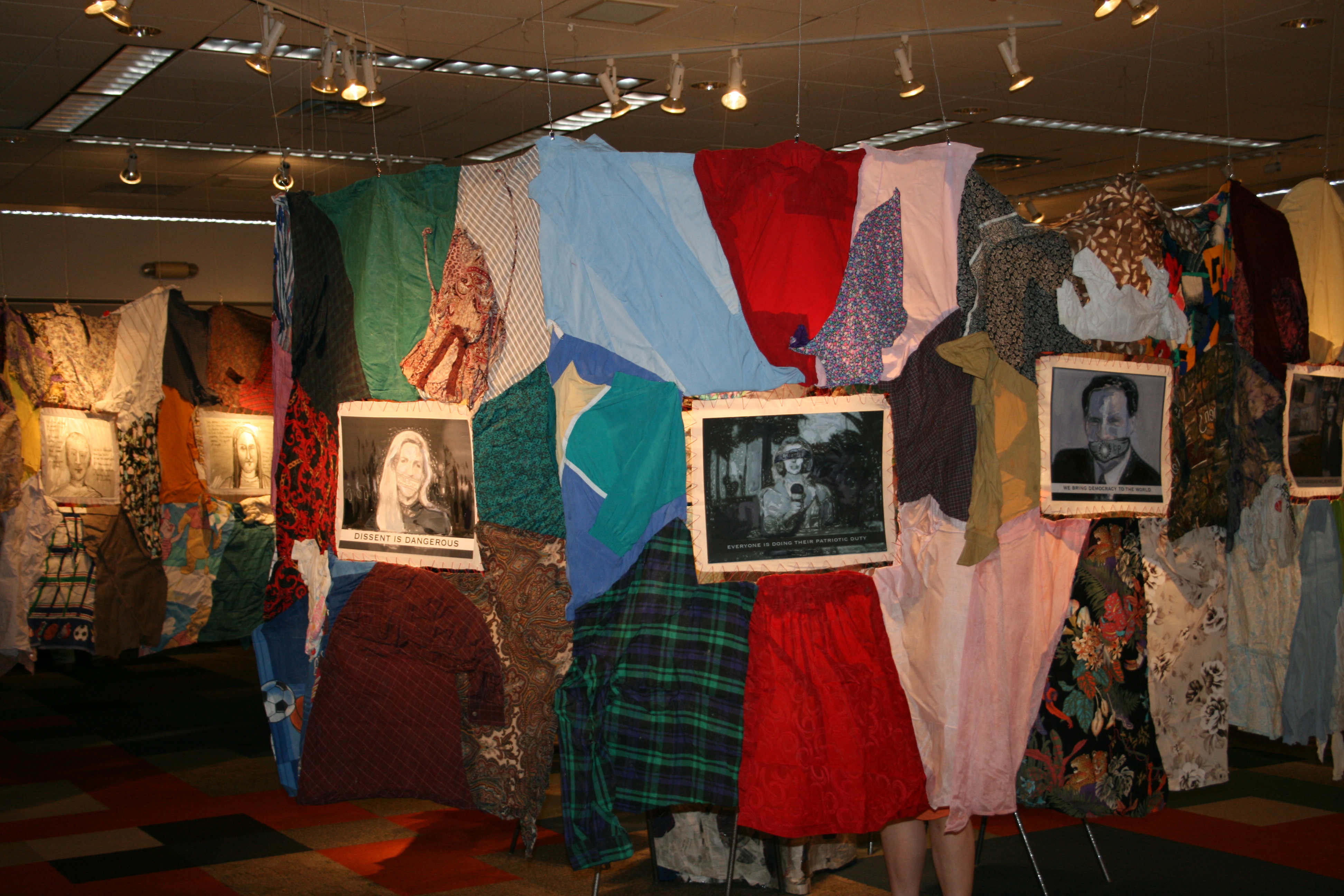 art installation, courtesy of Beverly Naidus