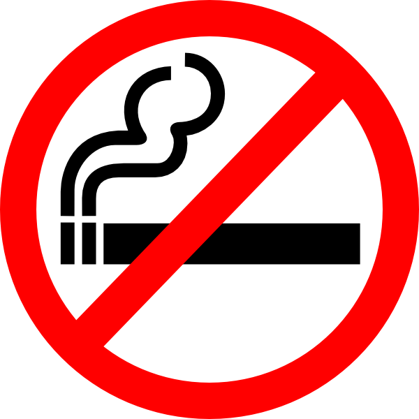 No Smoking sign