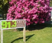 KBCS Sign out front