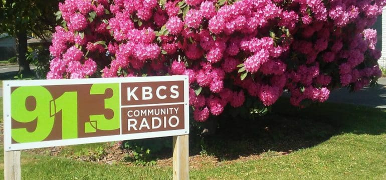KBCS Sign out front