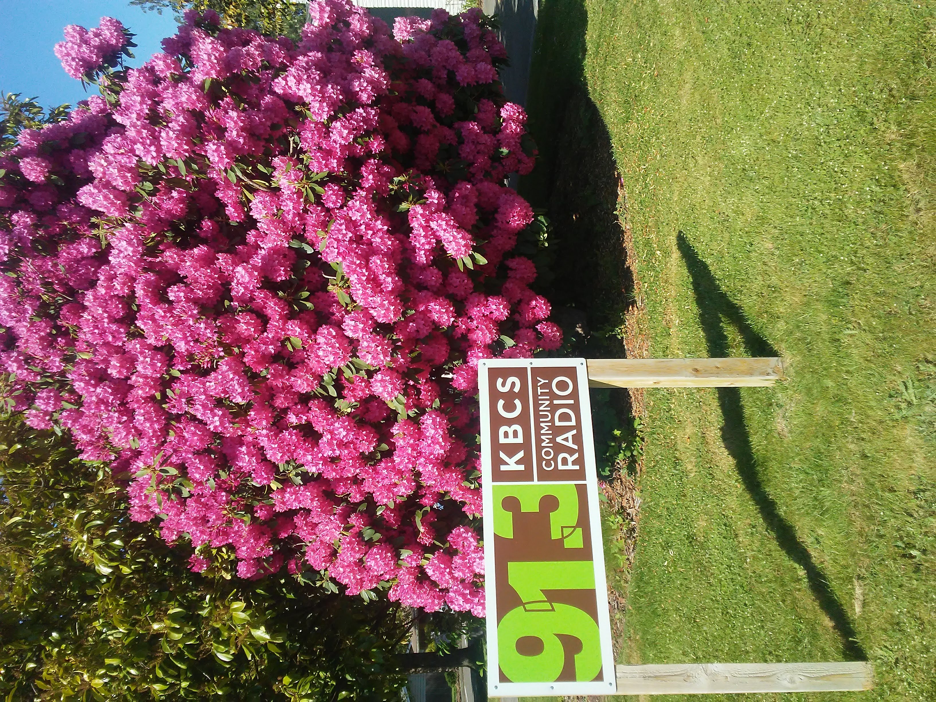 KBCS Sign out front