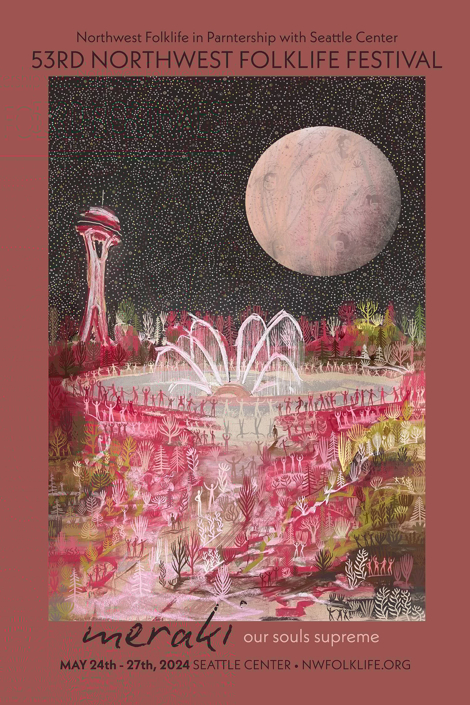 Northwest Folklife Promotional Poster